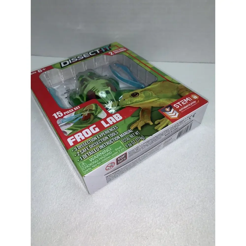 Dissect It Lab Frog STEM Animal Anatomy For Kids Kit Age 6+3 Home School 15 Pcs